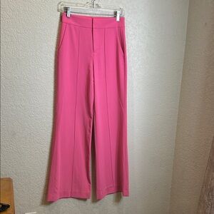 Alice + Olivia Pink Wide Leg Pants
